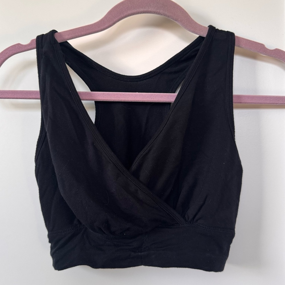 Black Maternity Bra